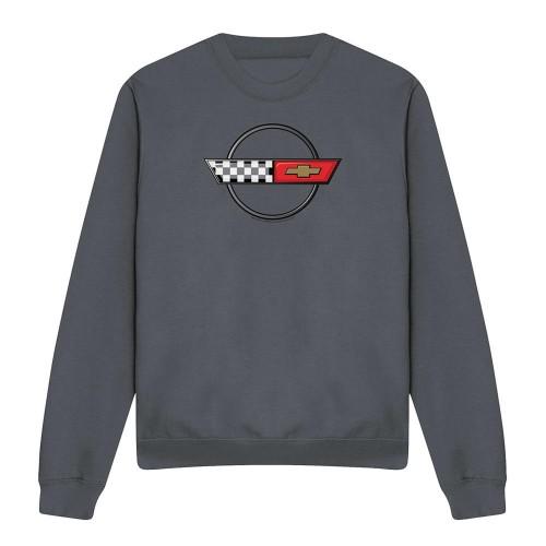 Chevrolet Unisex Adult 4Th Gen Vette Logo Sweatshirt