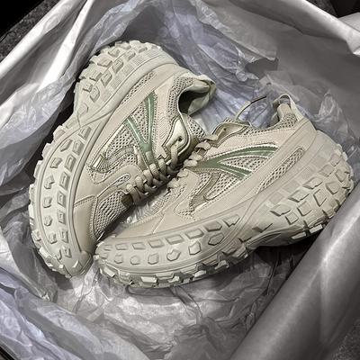 Кожаные толстые массивные кроссовки для папы, роскошные женские и женские прогулочные туфли на шинах, повседневная обувь 2024 года, дизайнерская вулканизированная брендовая женская обувь