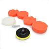 7pcs 3" Car Sponge Polishing Pad Set Polishing Buffer Waxing Adapter Drill Kit for Auto Body Care Headlight Assembly Repair