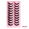 Fake Lashes Super Volume Extensions 3D Mink Hair False Eyelashes Russian Volume DD Curl Lashes