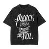 Стирка Т-shirt Pierce The Veil 2026 Tour Уличная одежда Винтажная футболка Рок-группа Футболки для Мужчин Женщин Короткий Рукав Харадзюку С принтом