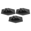 3Pcs Boat Rope Buckle Holder 2 Holes Hex Boat Rope Buckle Holder Mount for Inflatable Boat Kayak