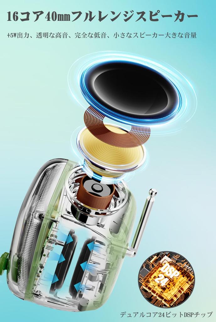 Divoom Retro Bluetooth Speaker with FM Radio Speaker Speaker Small Pixel Compatible with Tiivoo-2 Cute/Wireless Stylish/Multifunctional