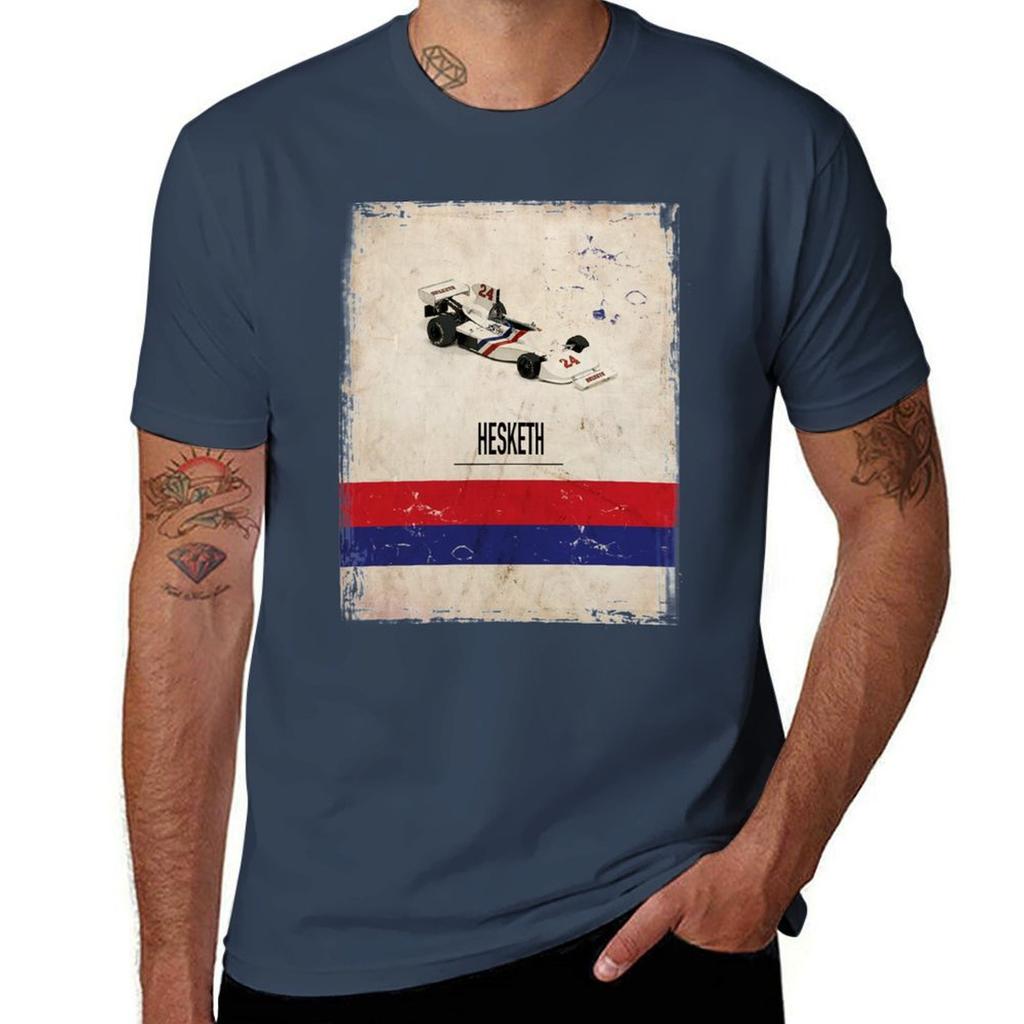 Hesketh Racing F Car Футболка летний топ одежда больших размеров аниме футболки Унисекс