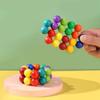 New Unique 3D Puzzle Bead Ball - Colored Versatile Decompression Toy For Stress Relief