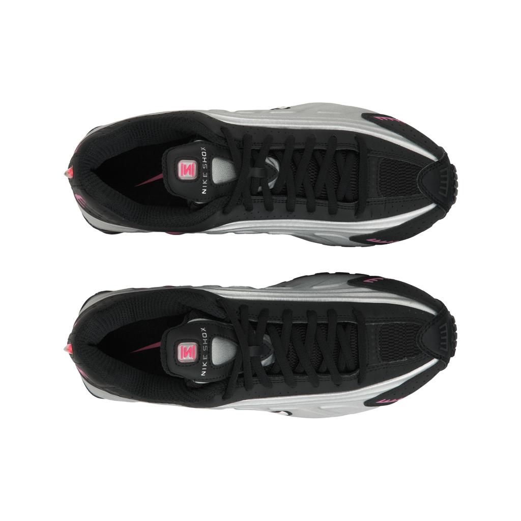 Nike Кроссовки Shox R4 Черный Металлик Серебристый Розовый леденец Женские AR3565-012
