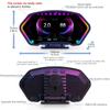 P3 Head Up Display OBD + GPS HUD 6 Inch Large Screen Display Digital Multifunction LCD Instrument Speedometer Slope Meter Gauger