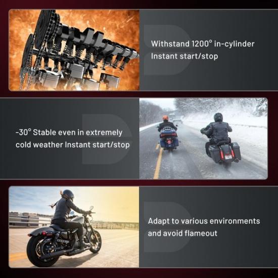 DPR7EA-9 Комплект из 4 иридиевых свечей зажигания для Kawasaki Vulcan 1500,1500L