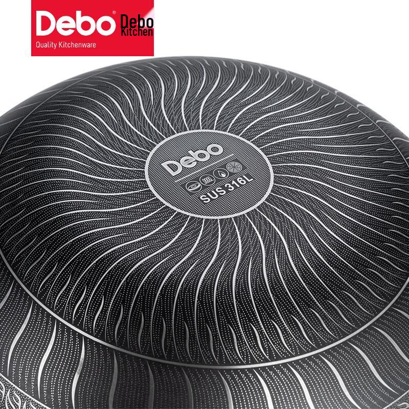 Сотовая сковорода-вок и пароварка Debo из нержавеющей стали 316L