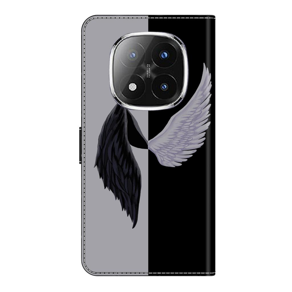 For Xiaomi Redmi Note 14 Pro+ 5G Case Magnetic Clasp 3D Pattern Leather Wallet Phone Cover