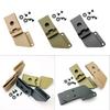 Клипса для кобуры Kydex K Sheath Набедренная клипса 360 градусов Вращающаяся задняя клипса Клипса для ремня с винтами