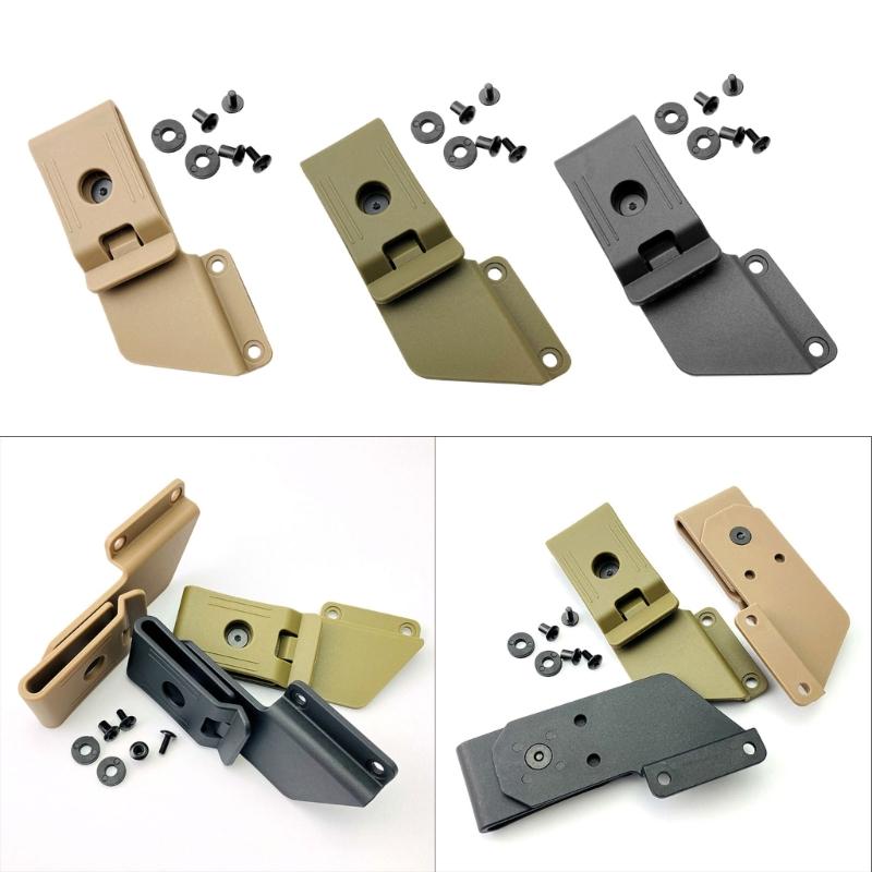 Клипса для кобуры Kydex K Sheath Набедренная клипса 360 градусов Вращающаяся задняя клипса Клипса для ремня с винтами