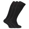 Mens Wool Blend Long Length Socks With Padded Sole (Pack Of 3)