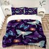 3pcs Butterfly Print Bedding Set, Suitable for Bedroom Decoration, (Includes 1 Duvet Cover And 2 Pillowcases, Quilt Not Included) yy250822110