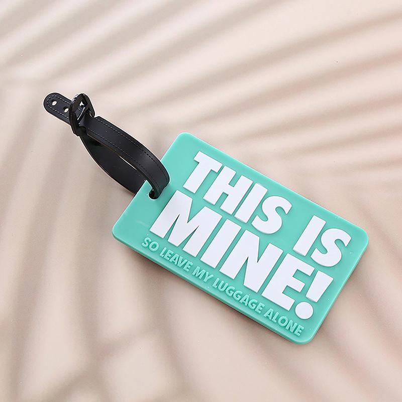 Креативная силиконовая бирка для багажа с буквами, портативная дорожная бирка для чемодана, бирка для багажа