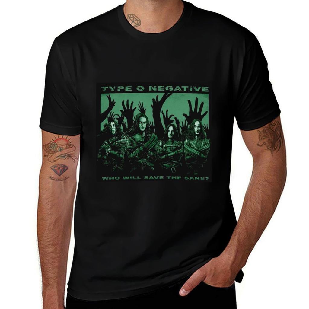 Type O Negative Tshirt Summer Print Short Sleeve Tee