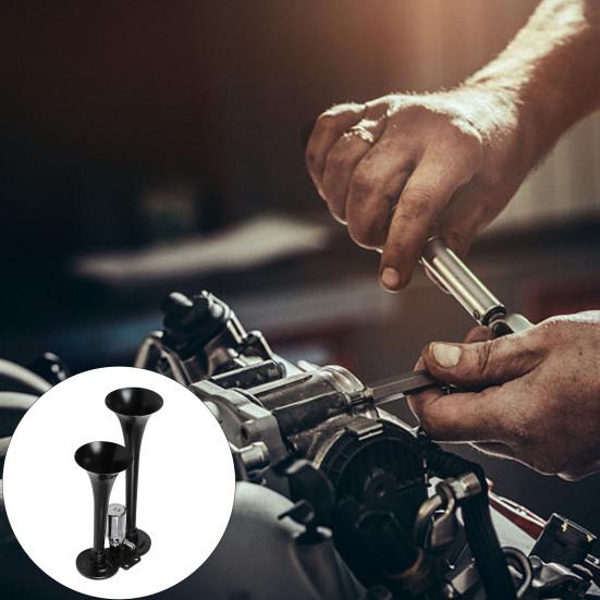 Супер громкий комплект звукового сигнала для поезда, устойчивый к атмосферным воздействиям, простая установка, универсальный мощный воздушный компрессор, звуковой сигнал для автомобиля, грузовика