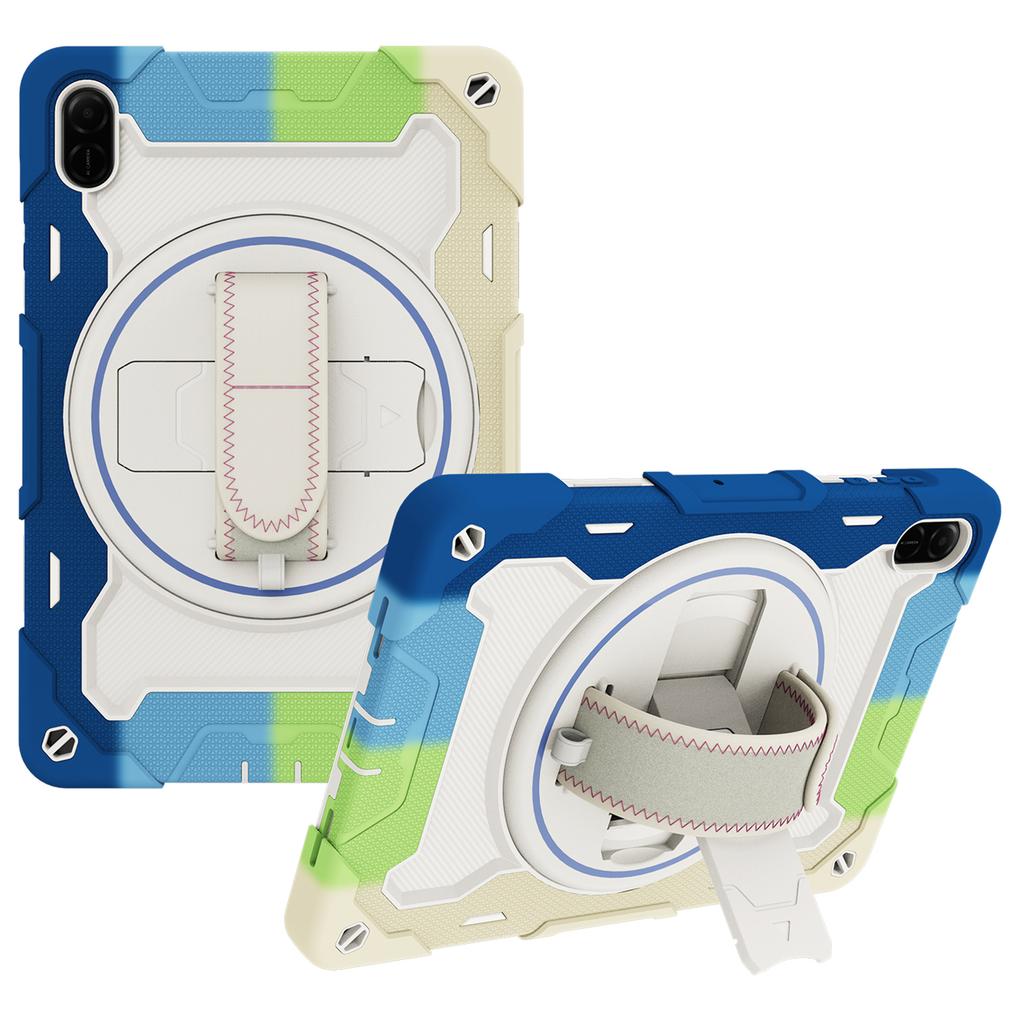 Чехол для Honor Pad X9/X8a с подставкой, ручным ремешком, из ПК+силикона, чехол для планшета