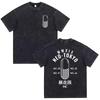 Akira Anime Shotaro Kaneda Washed Black Graphic Shirt Vintage Y2K Streetwear Tee