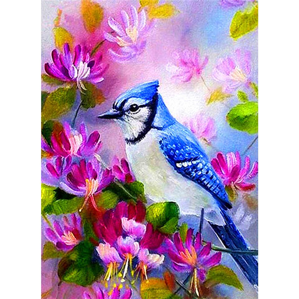 5D DIY Diamond Painting Animal Bird Cross Stitch Kit Full Diamond Embroidery Gift Mosaic Art Rhinestone Decoration Picture