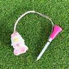 Plastic Fisherman's Bear Golf Tee Recyclable Golf Novelty Shape Tees  Golf Accessories