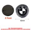 Car Wheel Center Cover Hubcaps Steering Wheel Badge Front Hood Emblem Rear Logo Decoration For BMW M M3 M5 X2 F01 F20 F10 X5 E36 RXDMV1