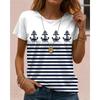 Women's T Shirt Print Floral Graphic Rose Elegant Vintage Fashion Short Sleeve Round Neck Regular Tops Summer