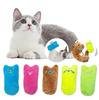 Плюшевая шуршащая кошечка – Игрушка для прорезывания зубов у котят – Устойчивая к укусам игрушка для кошек