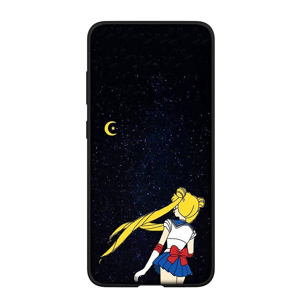 Phone Case for Samsung Galaxy S25 S23 S22 S21 S24 Ultra FE S8 A05 A06 A15 A16 A36 A37 A35 A54 A55 A56 A57 A25 A26 A53 A17 Anime Sailor Moon Girl Cover