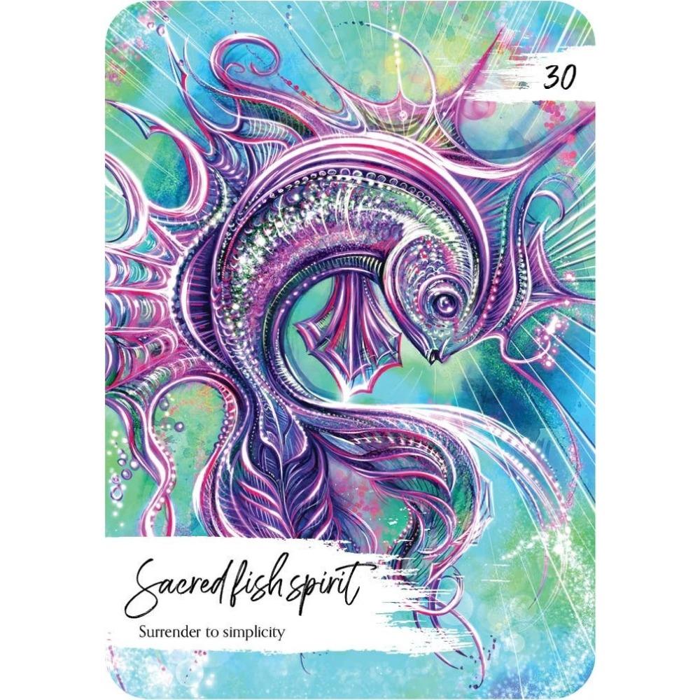Sacred Sea Oracle: Dive Into The Depth of Your Cosmic Soul 36 Pcs Cards 10.4*7.3cm