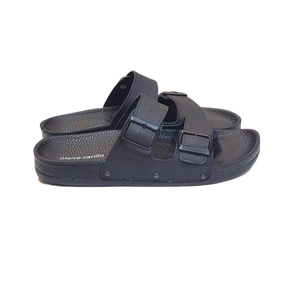 Pierre Cardin Мужские тапочки с двойным ремешком и регулируемой анатомической подошвой