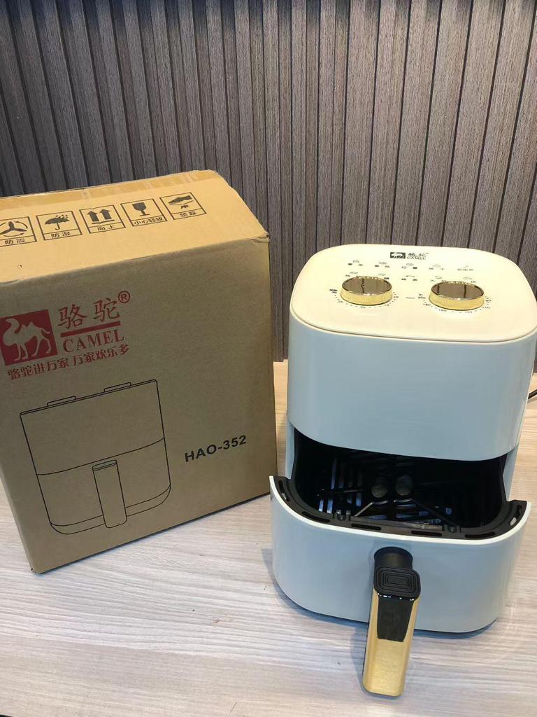 Верблюд 4л Бытовая Бездымная Аэрофритюрница - Механическая Электрическая Фритюрница для Картофеля Фри, Идеальный Подарок.