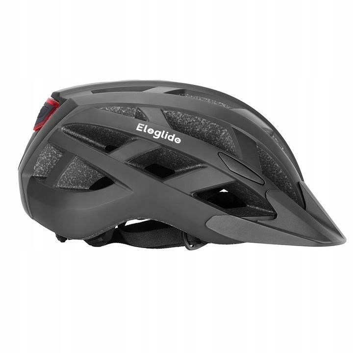 Eps Kask Rowerowy Z Z Tylnym Światłem Led, Ochronny Na Rower, Hulajnogę