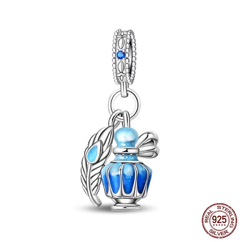 New Copper Cactus Flower Bird Bear Pony Bag Charms Beads Fit Charms Brand Original Bracelet Diy Fine Jewelry Gift