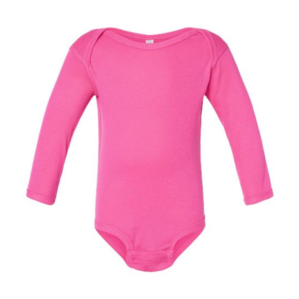 Rabbit Skins Baby Fine Jersey Long-Sleeved Bodysuit