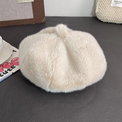 Ретро Берет Осень Зима Женский Британский Стильный Хепберн Художник Шляпы Толстые Теплые Шерстяные Шапки Бини Тыква