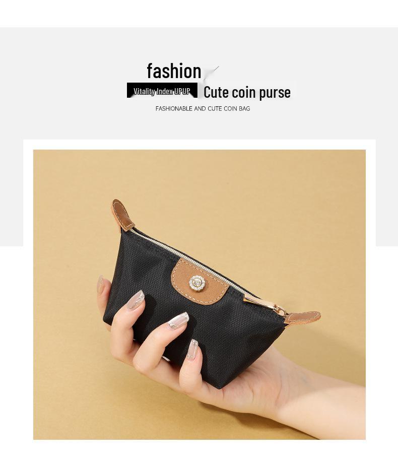 Кошелек для монет с клецками: Стильный мини-хранитель для ключей и помады для женщин