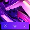 1 шт. Автомобильная светодиодная подсветка салона, фонарь для ног, USB-зажигалка, универсальная декоративная атмосферная лампа, одна с четырьмя ночниками