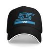 Williams Racing  Merch Unisex Baseball Caps  Trucker Hat Retro Daily Headwear Adjustable Snapback Hat