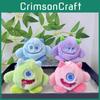 Colorful Three Eyed Plush Monster Backpack Pendant Keychain Perfect For Kids Gifts