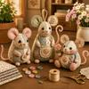 Step by Step Guide Patchwork Sewing Craft Set Handmade Mouse Sewing Kit  Craft Learning