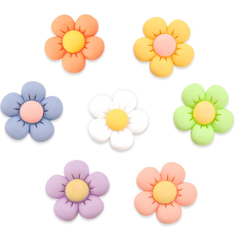 Новые 1 шт. Цветочные подвески для обуви для девочек, Милые подвески для обуви для взрослых, подростков, детей, Кавайное украшение для обуви с кнопками, Сабо, Сандалии