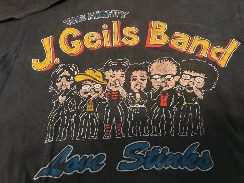 The J. Geils Band Black Cotton Full Size Unisex BT1297 Unisex T-Shirt