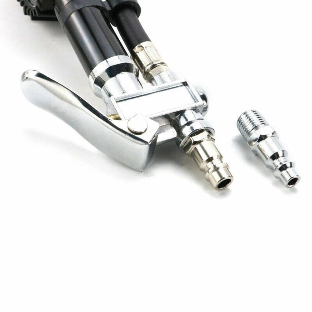 Digital Tire Pressure Inflator Gauge High Precision Tire Pressure Gauge Air Line Clip-on Tyre Pump for Motorcycle Bicycle Auto