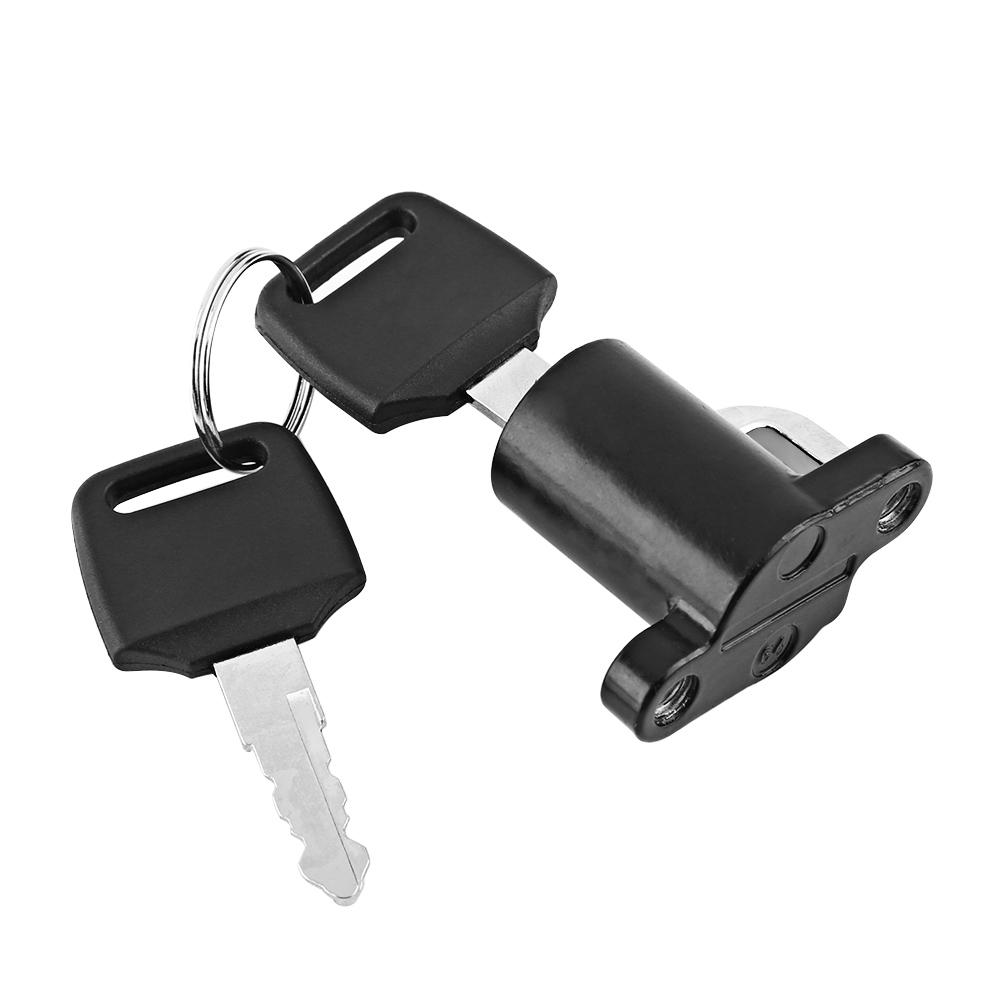 Universal Motorcycle Motorbike Bike Helmet Lock Hanging Hook with 2 Keys Set