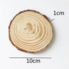 7/9/10/12cm Natural Pine Round Unfinished Wood Slices Circles With Tree Bark Log Discs DIY Crafts Wedding Party Painting Coaster