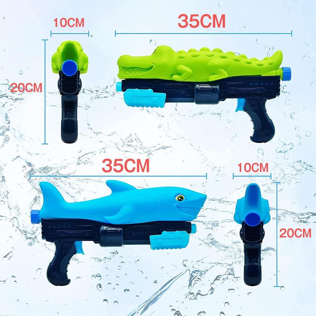 Вода Вода Под давлением Вода Фонтан Водные игры Водная ванна Большой Летний Вода Возраст 6 лет и старше Mercs-X Набор, Пистолет, Набор из 3 предметов, Пистолет, Динозавр,