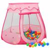 93673 vidaXL Children's Play Tent Pink 102x102x82 Cm