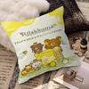 Япония Аниме Милый Мультяшный R-Rilakkuma Наволочка Чехол для Подушки Декор Наволочка Печатный Чехол для Подушки для Дивана