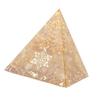 Пирамида Оргонита 6 см Генератор энергии Кристаллическая проволока Ручной работы Пирамида Декор для положительной энергии